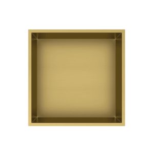 best-design nancy "kaya" inbouwnis 30.5x30.5x7 cm mat-goud