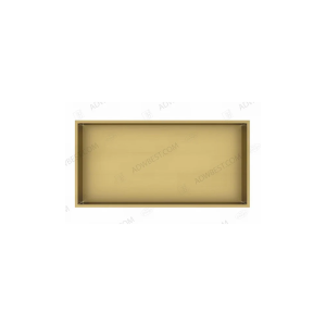 best-design nancy "lotus" inbouwnis 61x30.5x7 cm mat-goud