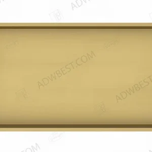 best-design nancy "lotus" inbouwnis 61x30.5x7 cm mat-goud