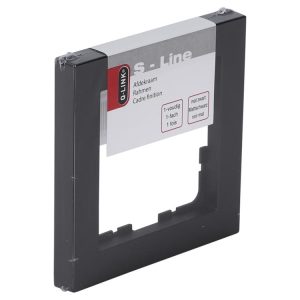 q-link s-line afdekraam 1-voudig - zwart - Afbeelding 3