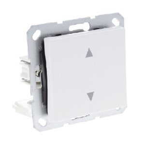 q-link s-line jaloezieschakelaar inbouw - druk - polarwit
