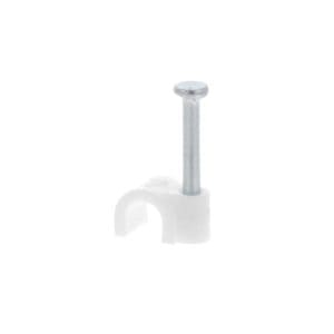 q-link kabelclip rond 4 mm wit