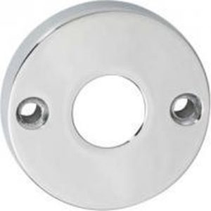 Impresso rozet krukgat - rond - 51 x 6 mm - chroom