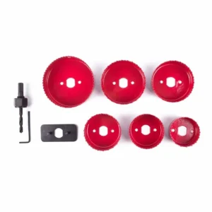 Benson 9-delige gatenzaag set - diverse maten - hout, gasbeton, gipsplaten