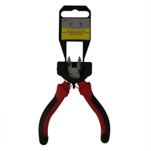 Hofftech Mini zijsnijtang - precisie en comfort - 115 mm - rood/zwart