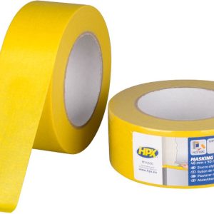 HPX 4300 Stucco afplaktape - geel - 48 mm x 50 m