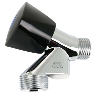 bonfix beluchterkraan met zwarte knop 70407