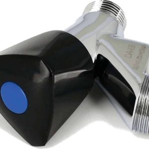 bonfix beluchterkraan met zwarte knop 70407 - Afbeelding 4