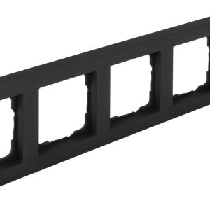 q-link s-line afdekraam 5-voudig - zwart