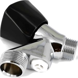bonfix beluchterkraan met zwarte knop 70407 - Afbeelding 5