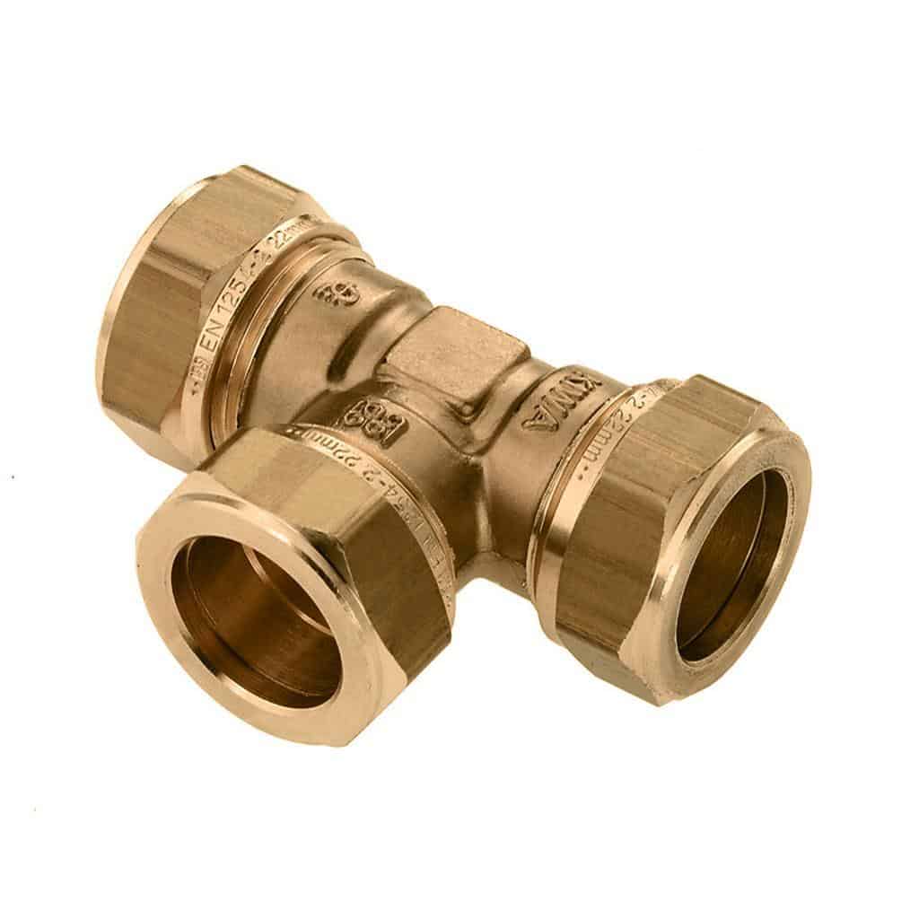 Bonfix 82502 t-stuk 22 mm.