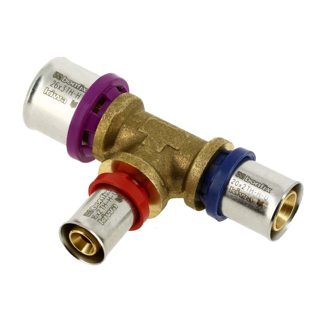 bonfix alu-pers 2000862 verloop t-stuk 26 x 16 x 20 mm