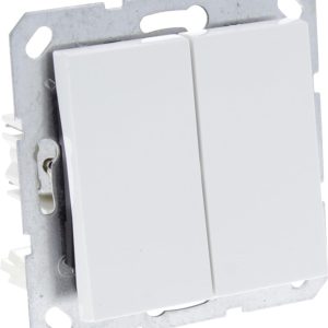 q-link s-line schakelaar inbouw - serie - polarwit