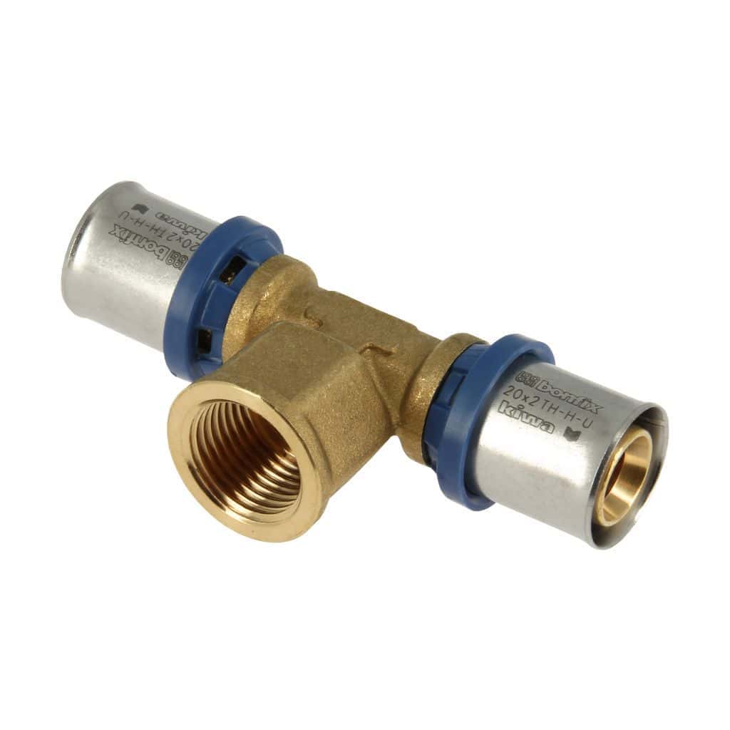 bonfix alu-pers 2000715 t-stuk 20 x 1/2" binnendraad x 20 mm