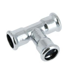 bonfix m-press 301620 staalverzinkt t-stuk 22