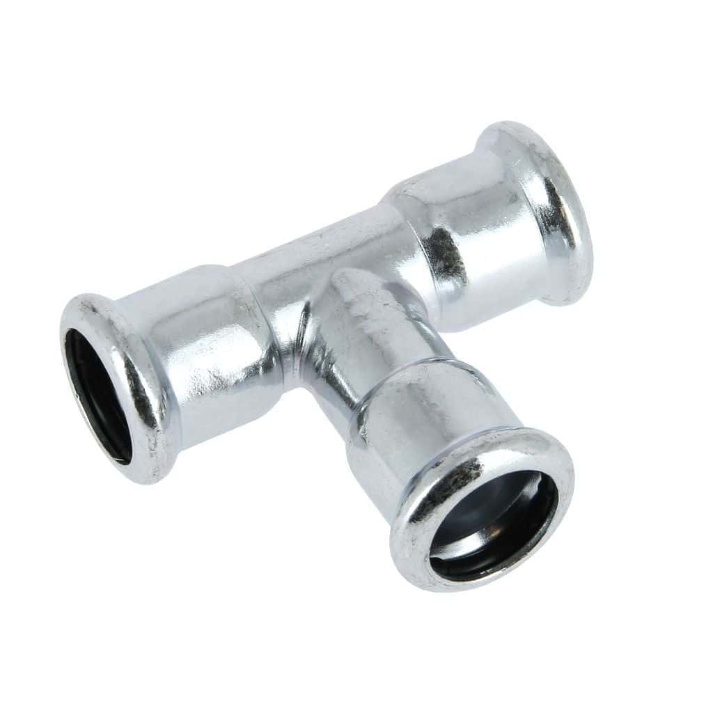 bonfix m-press 301620 staalverzinkt t-stuk 22