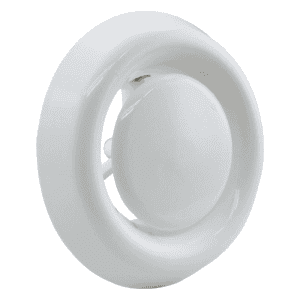 starx afzuigventiel rond, instelbaar ø100-125 mm wit