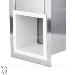 SAAR Inbouw Reserve Toiletrolhouder Mat Wit #2