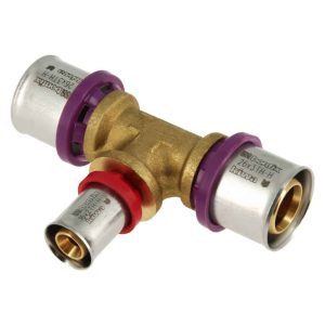 bonfix alu-pers 2000866 verloop t-stuk 26 x 16 x 26 mm