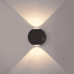 v-tac 836 6w led wall light 3000k black body