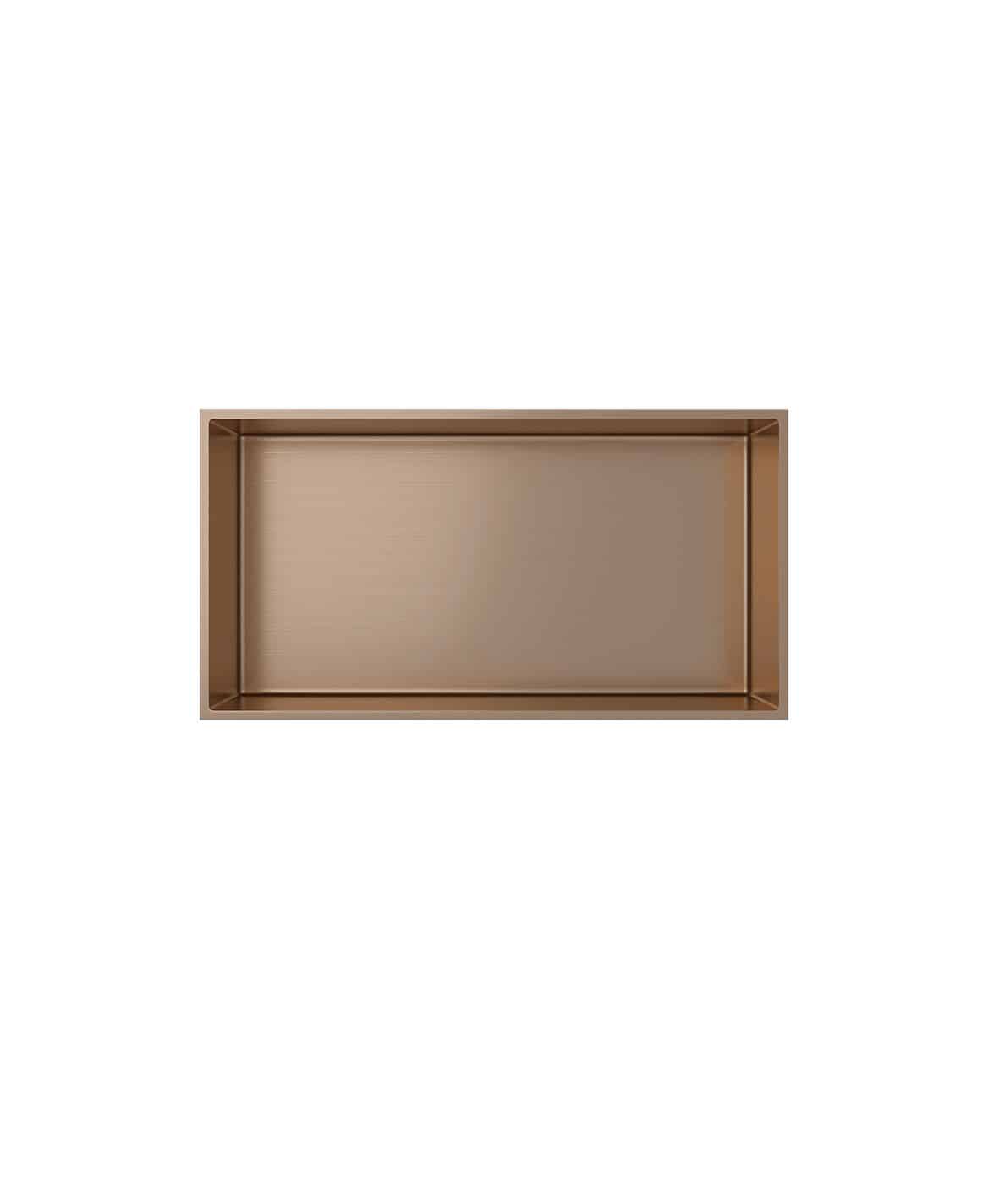 Aloni Inbouwnis Geborsteld Koper 30x60x10cm #0