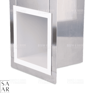 SAAR Inbouw Reserve Toiletrolhouder Mat Wit #3