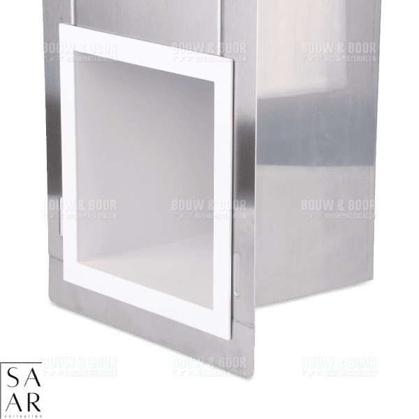 SAAR Inbouw Reserve Toiletrolhouder Mat Wit #3