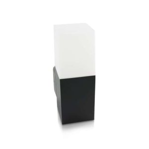 v-tac 7613 gu10 garden lamp wandlamp dario black ip54 alu