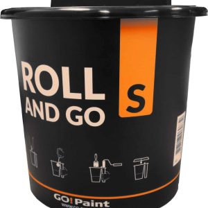 Go Paint roll and go inclusief deksel - geel/zwart - Afbeelding 3