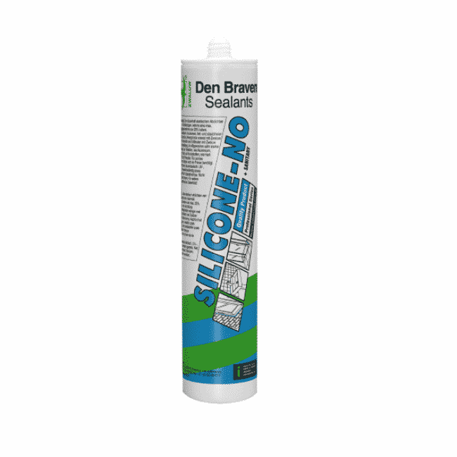 den braven zwaluw silicone-no + sanitary transparant 310ml