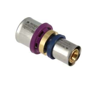 bonfix alu-pers 2000455 rechte verloopkoppeling 26 x 20 mm