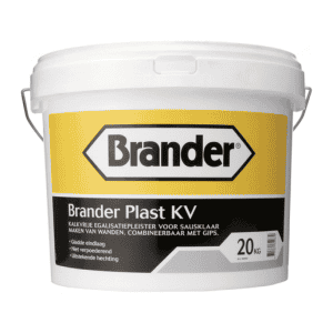 Brander Plastic kv standaard wit emmer 18 kg