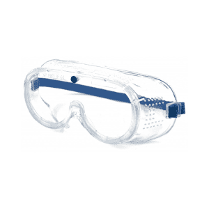 silverline veiligheidsbril met directe ventilatie transparan - Afbeelding 1