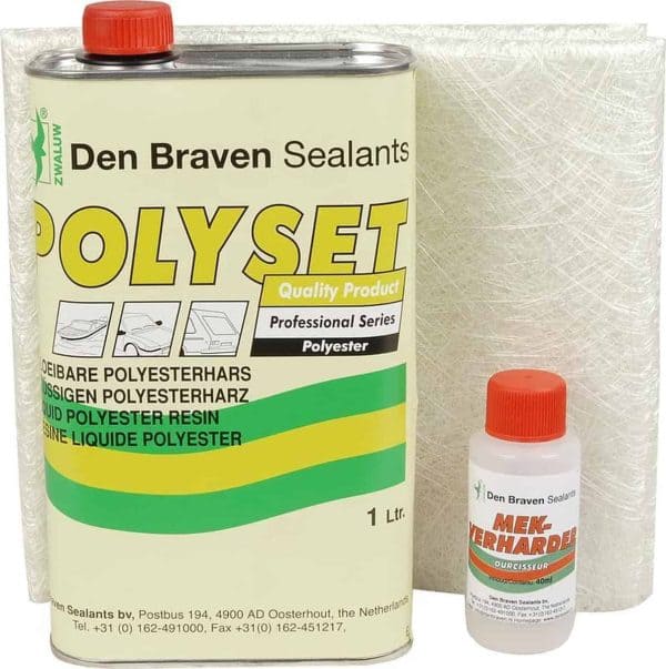 Den Braven - Complete Polyester reparatieset - 1 liter #0