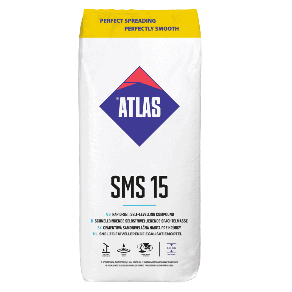 Atlas sms 15 egalisatie 1-15mm - 25 kg