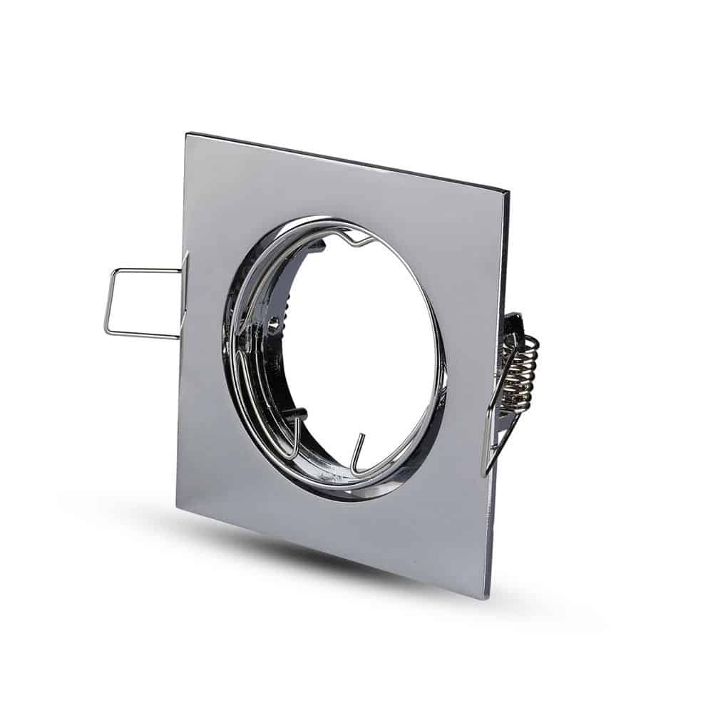 v-tac 779 gu10 fitting square chrome