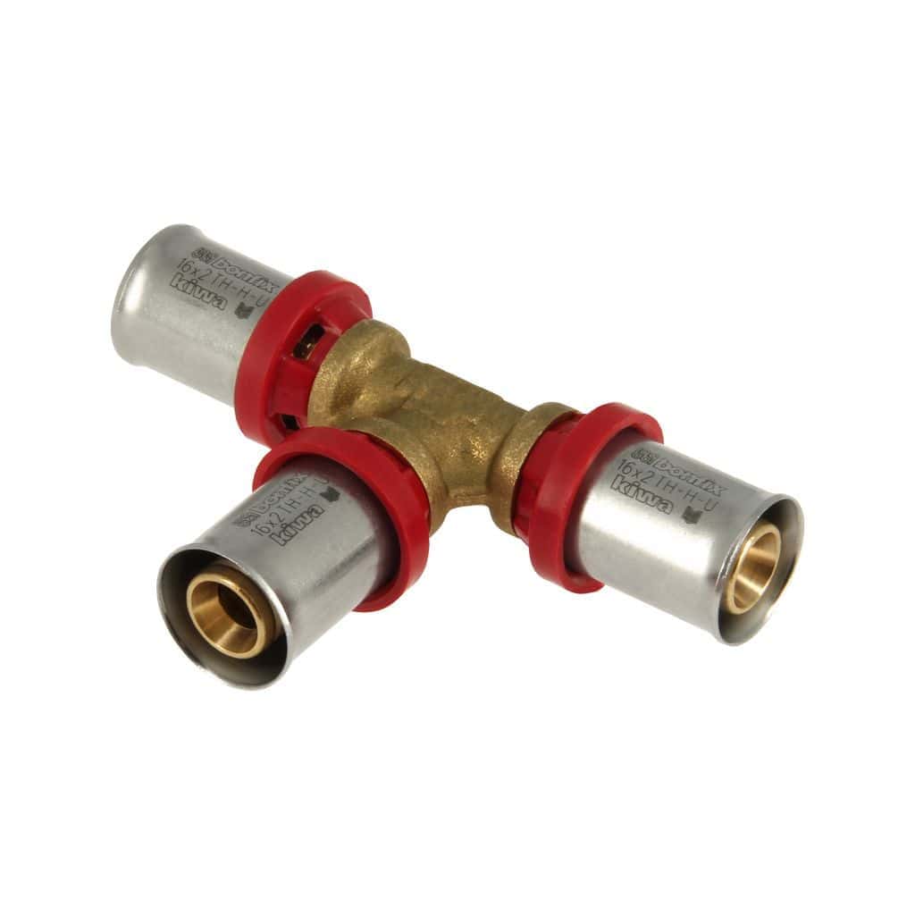 bonfix alu-pers 2000505 t-stuk 16 x 16 x 16 mm