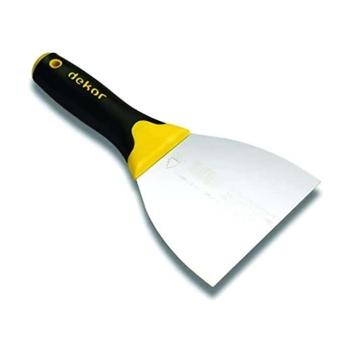 dekor plamuurmes - zacht handvat, breedte 90 mm