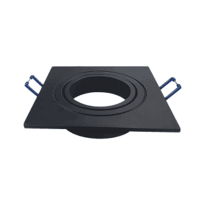 v-tac 782 1xgu10 fitting square black - Afbeelding 1