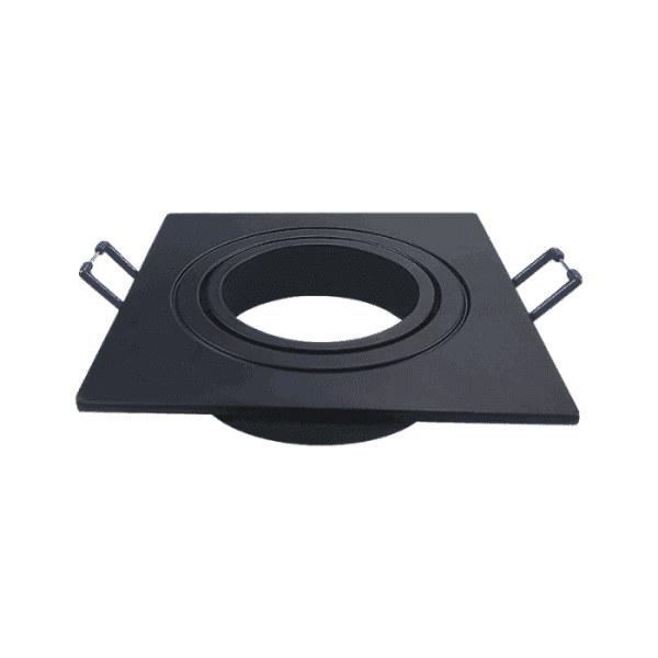 V-TAC GU10 Vierkant Inbouwspot Zwart (VT-782-SQ) #0