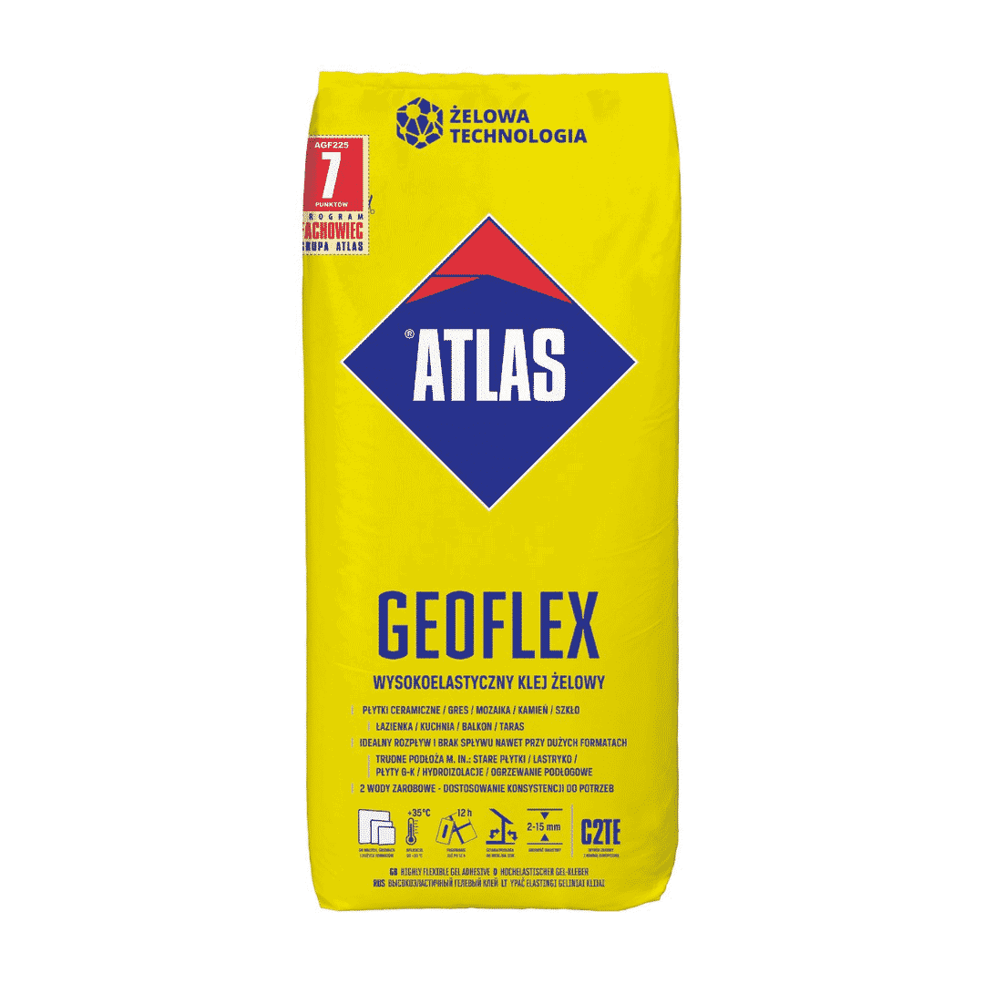 ATLAS Geoflex Zeer Flexibele Tegellijm Grijs 25 kg