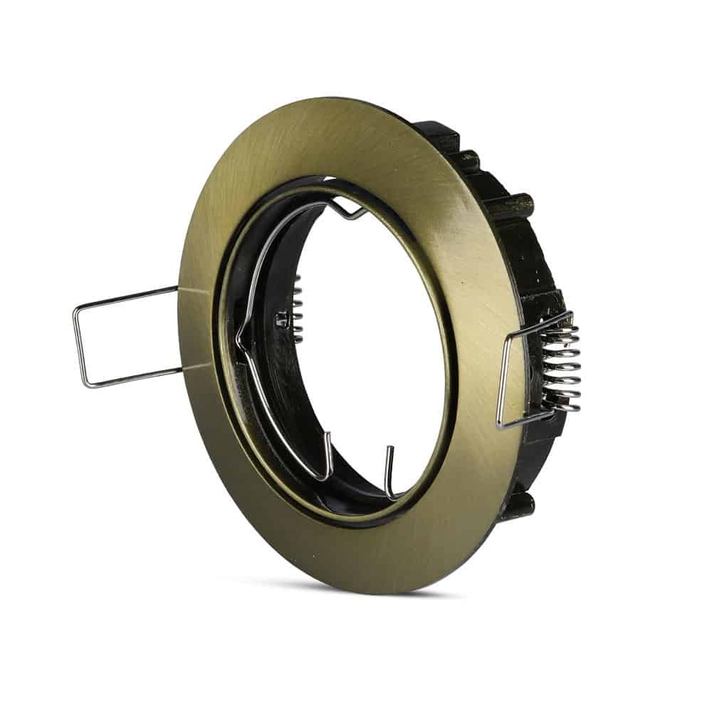 v-tac 779 gu10 fitting round movable gold