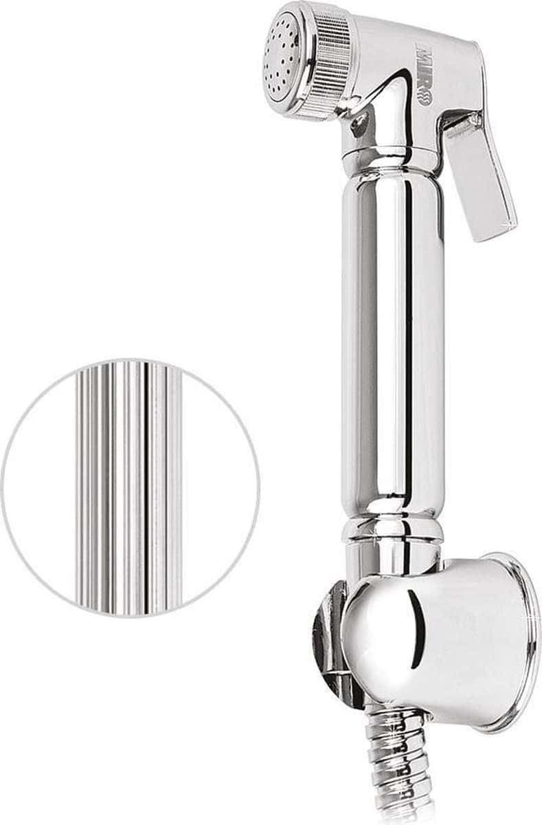 Miro Europe SOLR2 Bidet Handdouche Set Met Wandhouder & Slang Chroom #0