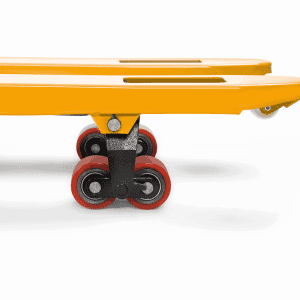 pompwagen max. laadcap. 2500 kg - 82400 - geel - pu-wielen - Afbeelding 4