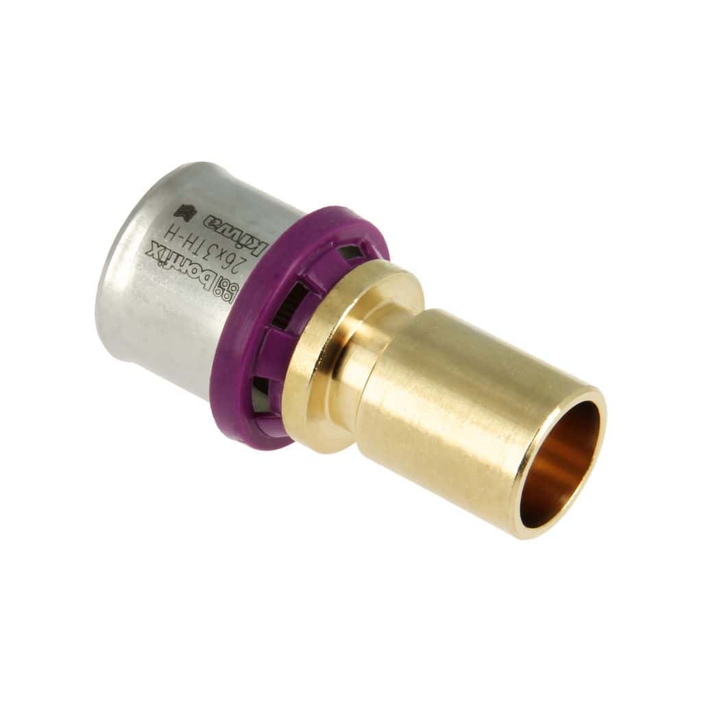 bonfix alu-pers 2004320 insteek verloopkoppeling 26 x 22 mm