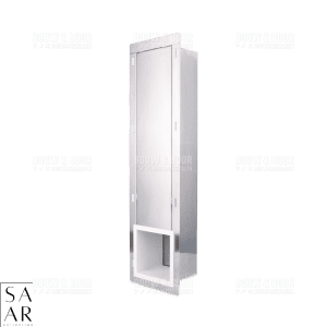 SAAR Inbouw Reserve Toiletrolhouder Mat Wit #0