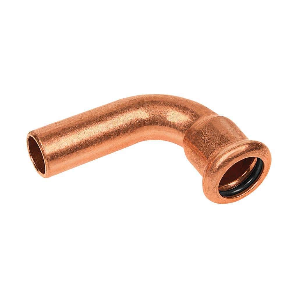 bonfix insteekbocht 90° pressfittingen roodkoper water 22x22