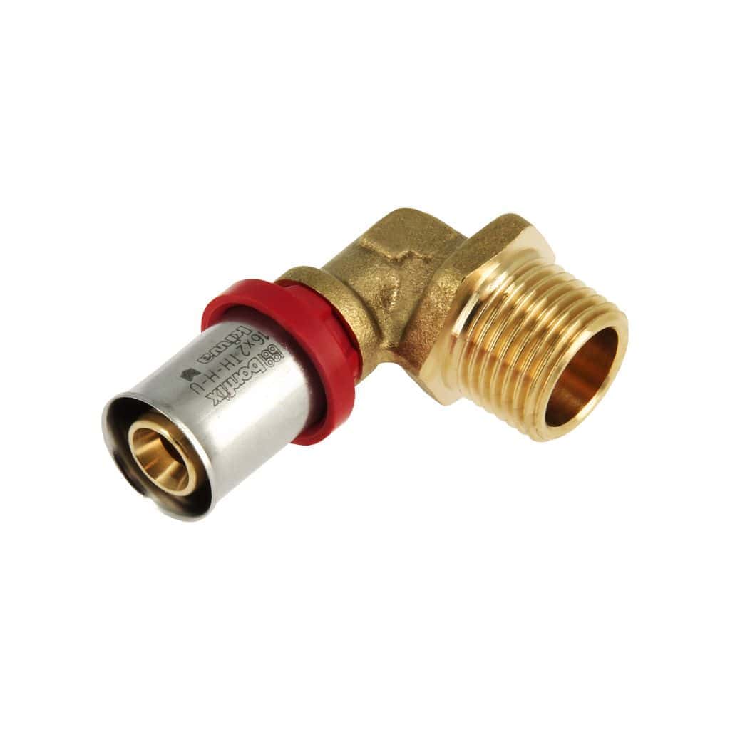 bonfix alu-pers 2001005 knie 1/2" buitendraad x 16mm