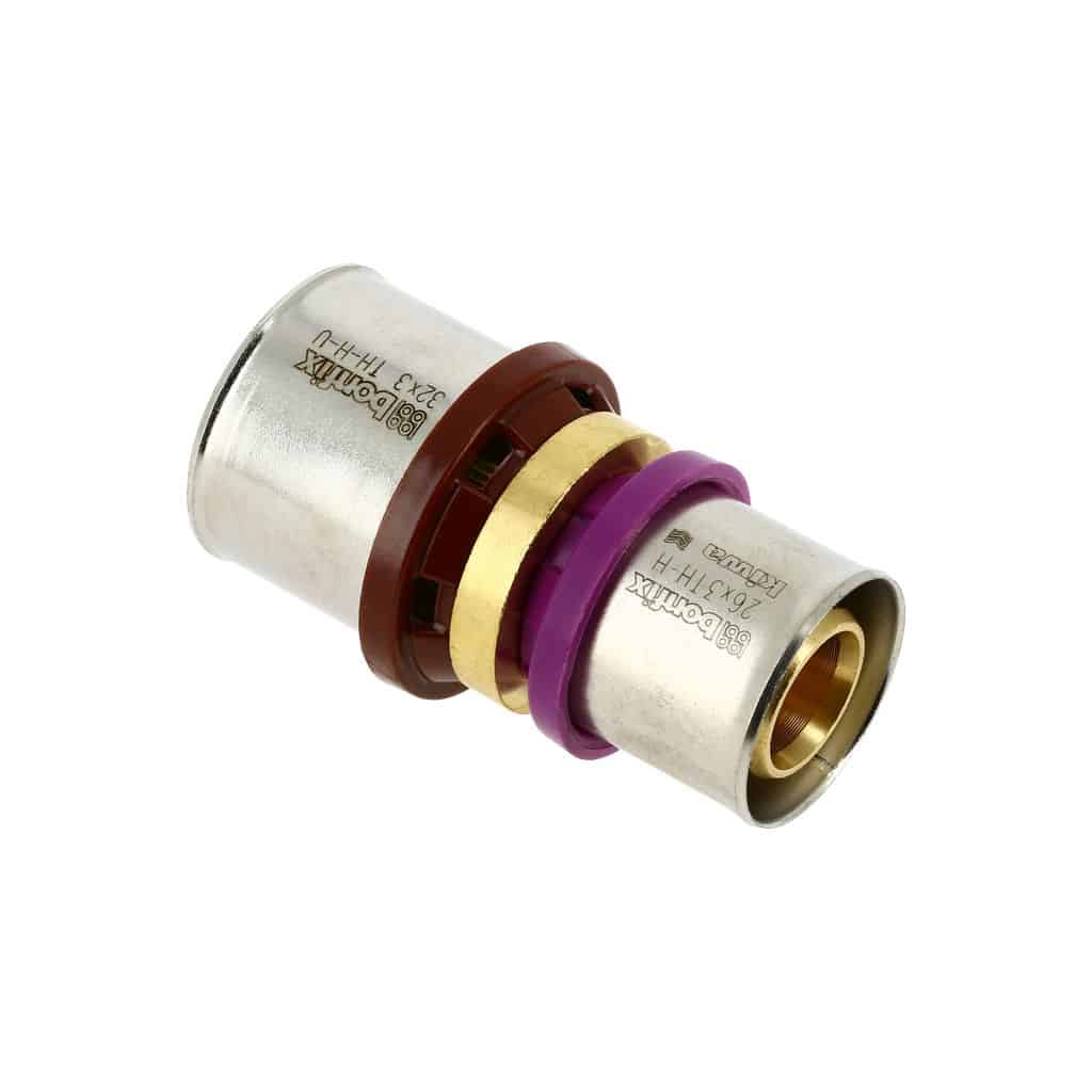 bonfix alu-pers 2000470 rechte verloopkoppeling 32 x 26 mm