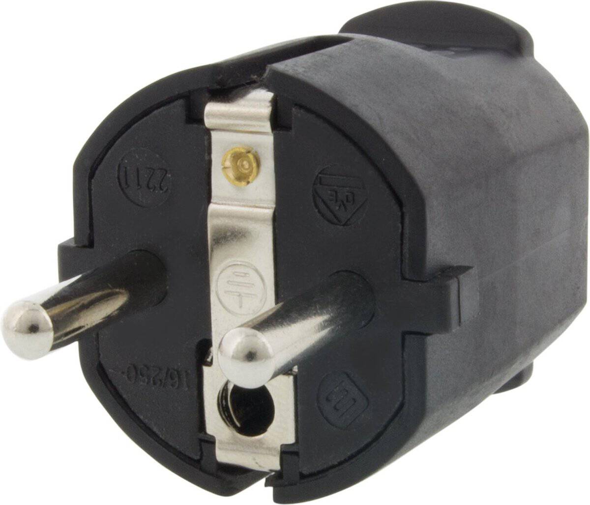 Q-Link stekker – randaarde – 10 – 16A – zwart #1